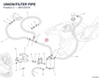 UNION/FILTER PIPE 59012501B diagram position