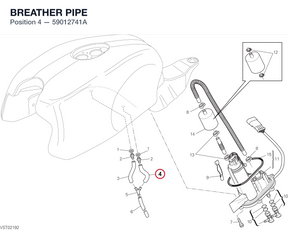 BREATHER PIPE 59012741A diagram position