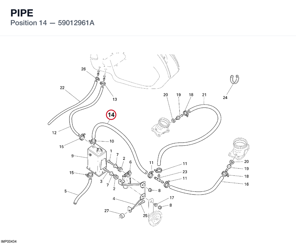 PIPE 59012961A diagram position