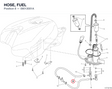 HOSE, FUEL 59013001A diagram position