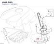 HOSE, FUEL 59013031A diagram position