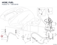 HOSE, FUEL 59013041B diagram position