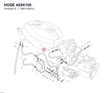 HOSE 4X9X105 59013091A diagram position