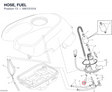 HOSE, FUEL 59013151A diagram position