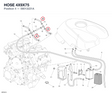 HOSE 4X9X75 59013221A diagram position