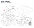 HOSE 4X9X390 59013241A diagram position