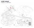 HOSE 4X9X85 59013251A diagram position