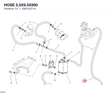 HOSE 5.5X9.5X950 59013371A diagram position