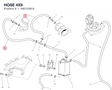 HOSE 4X9 59013391A diagram position