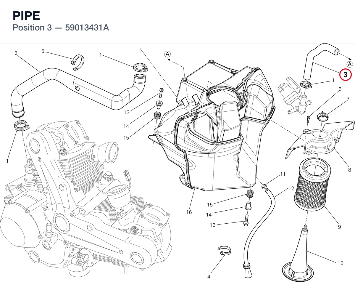 PIPE 59013431A diagram position