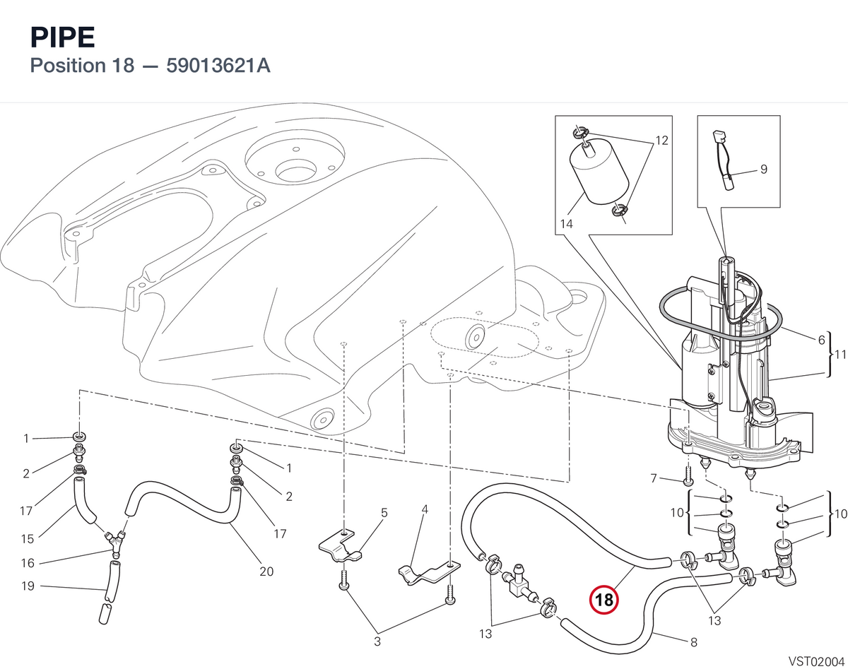 PIPE 59013621A diagram position