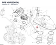 PIPE HORIZONTAL 59013641C diagram position