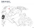 TUBE 6X13X317 59013702A diagram position