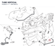 TUBE VERTICAL 59013941A diagram position