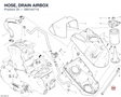 HOSE, DRAIN AIRBOX 59014471A diagram position