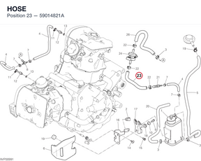 HOSE 59014821A diagram position