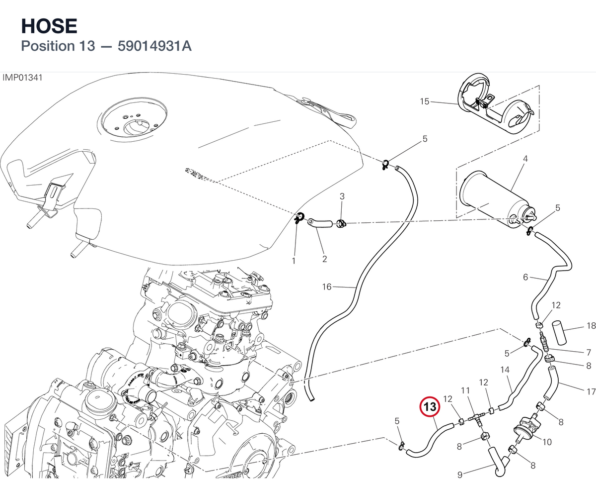 HOSE 59014931A diagram position