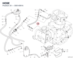 HOSE 59014991A diagram position