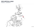 PIPE VERTICAL HEAD 59015011B diagram position