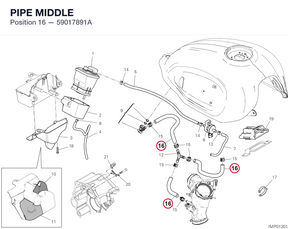 PIPE MIDDLE 59017891A diagram position