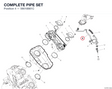 COMPLETE PIPE SET 59018861C diagram position