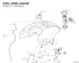 FUEL LEVEL GAUGE 59210281A diagram position