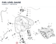 FUEL LEVEL GAUGE 59210372A diagram position