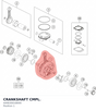 Diagram preview: CRANKSHAFT CMPL. (A49030018000)