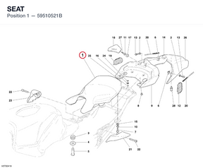SEAT 59510521B diagram position