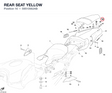 REAR SEAT  YELLOW 59510562AB diagram position