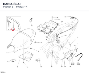 BAND, SEAT 59510771A diagram position