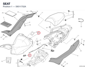 SEAT 59511752A diagram position