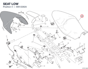 SEAT LOW 59512282A diagram position