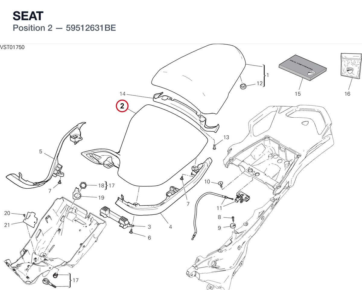 SEAT 59512631BE diagram position