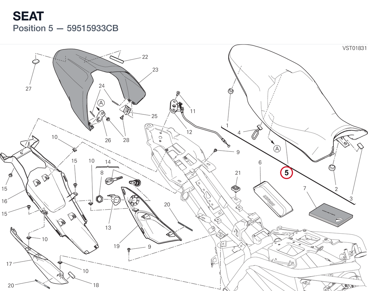 SEAT 59515933CB diagram position