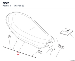 SEAT 59517281BB diagram position