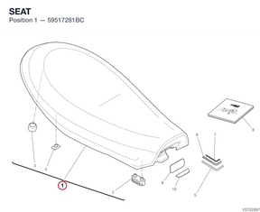 SEAT 59517281BC diagram position