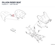 PILLION RIDER SEAT 59517991AB diagram position