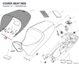 COVER SEAT RED 59520091AA diagram position