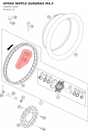 Diagram preview: SPOKE NIPPLE QUADRAX M4,5 (76409072000)
