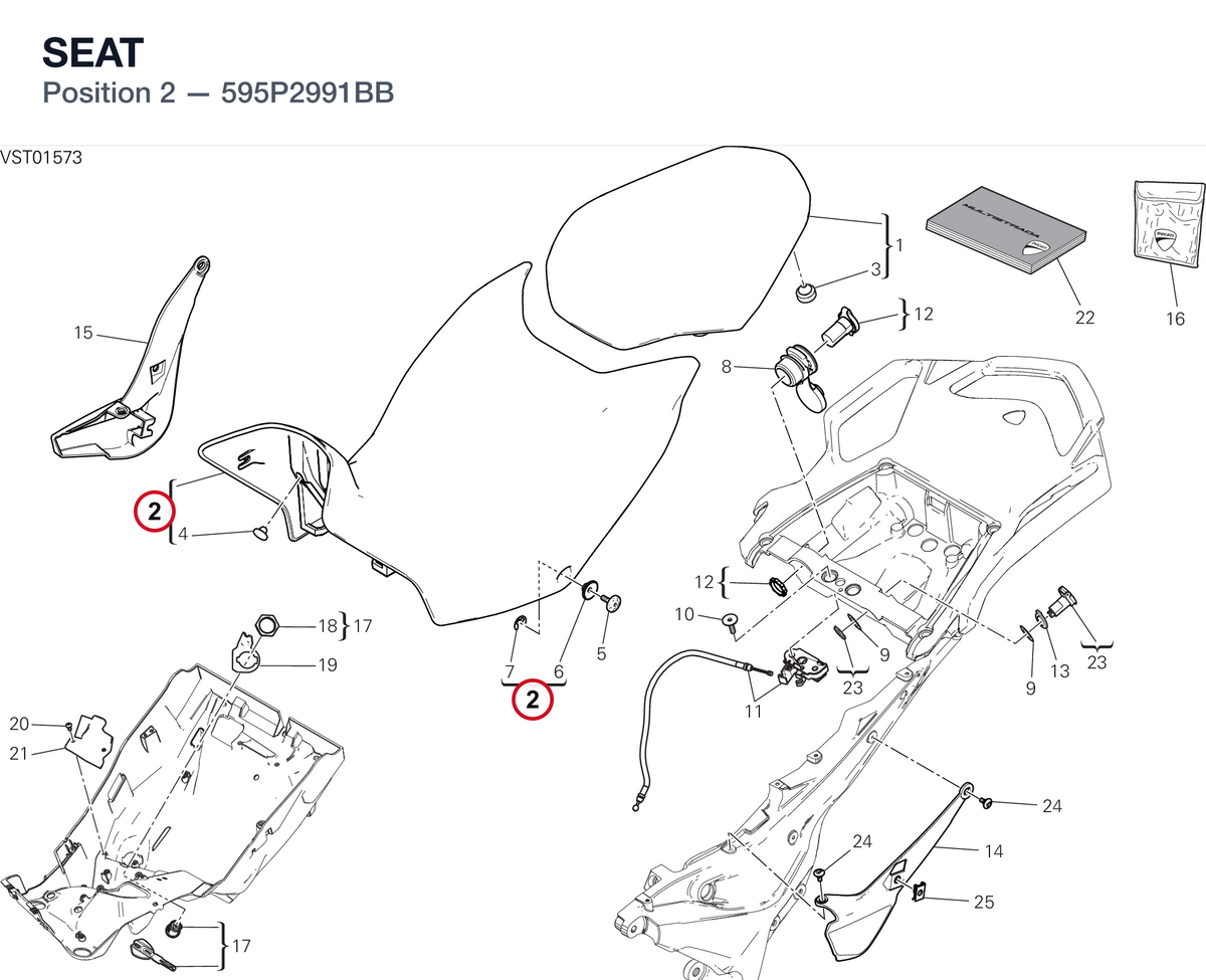 SEAT 595P2991BB diagram position