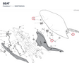 SEAT 595P5952A diagram position