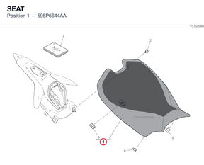 SEAT 595P6644AA diagram position