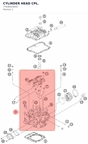 Diagram preview: CYLINDER HEAD CPL. (77836020044)