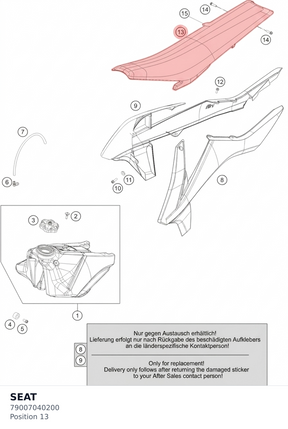 Diagram preview: SEAT (79007040200)