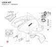 LOCK KIT 59820642C diagram position