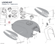 LOCKS KIT 59821441D diagram position