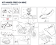KIT HANDS FREE 434 MHZ 59821971H diagram position