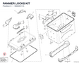 PANNIER LOCKS KIT 59822011A diagram position