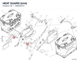 HEAT GUARD (Unit) 59822041A diagram position